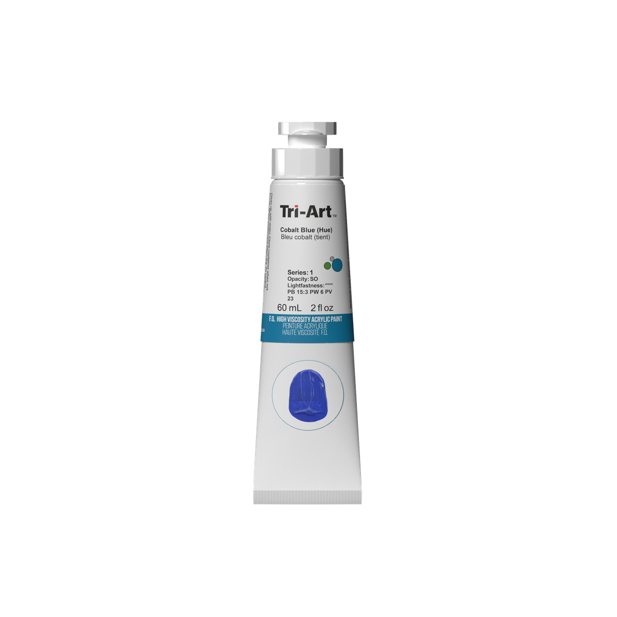 SYSTEM3 Pittura Acrilica Cobalto Blu Hue 500ml – Colori Artistiche