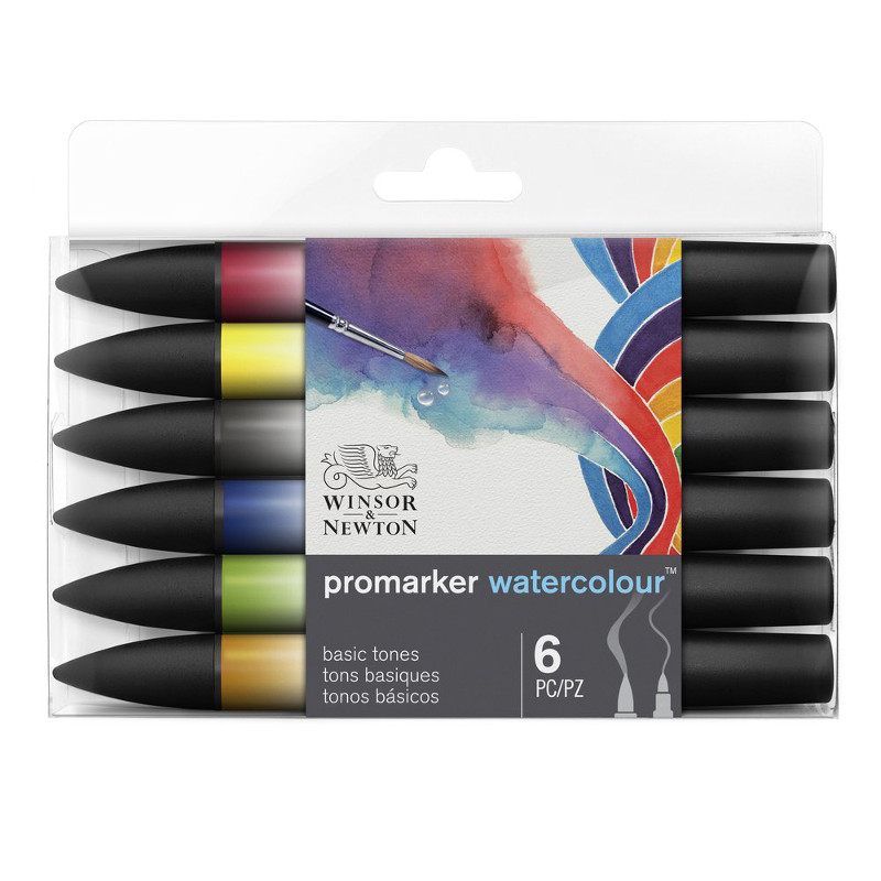W&N Promarkaer Watercolour Basic 6