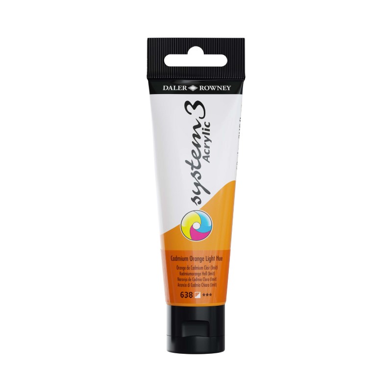 Cadmium Orange Light Hue System 3 Acrylic