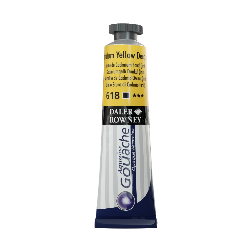 Cadmium Yellow Deep Hue Aquafine Gouache