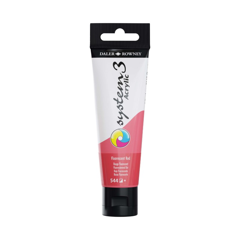 Fluorescent Red System 3 Acrylic