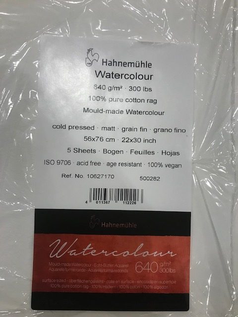 Hahnemuhle 640g Cold Pressed