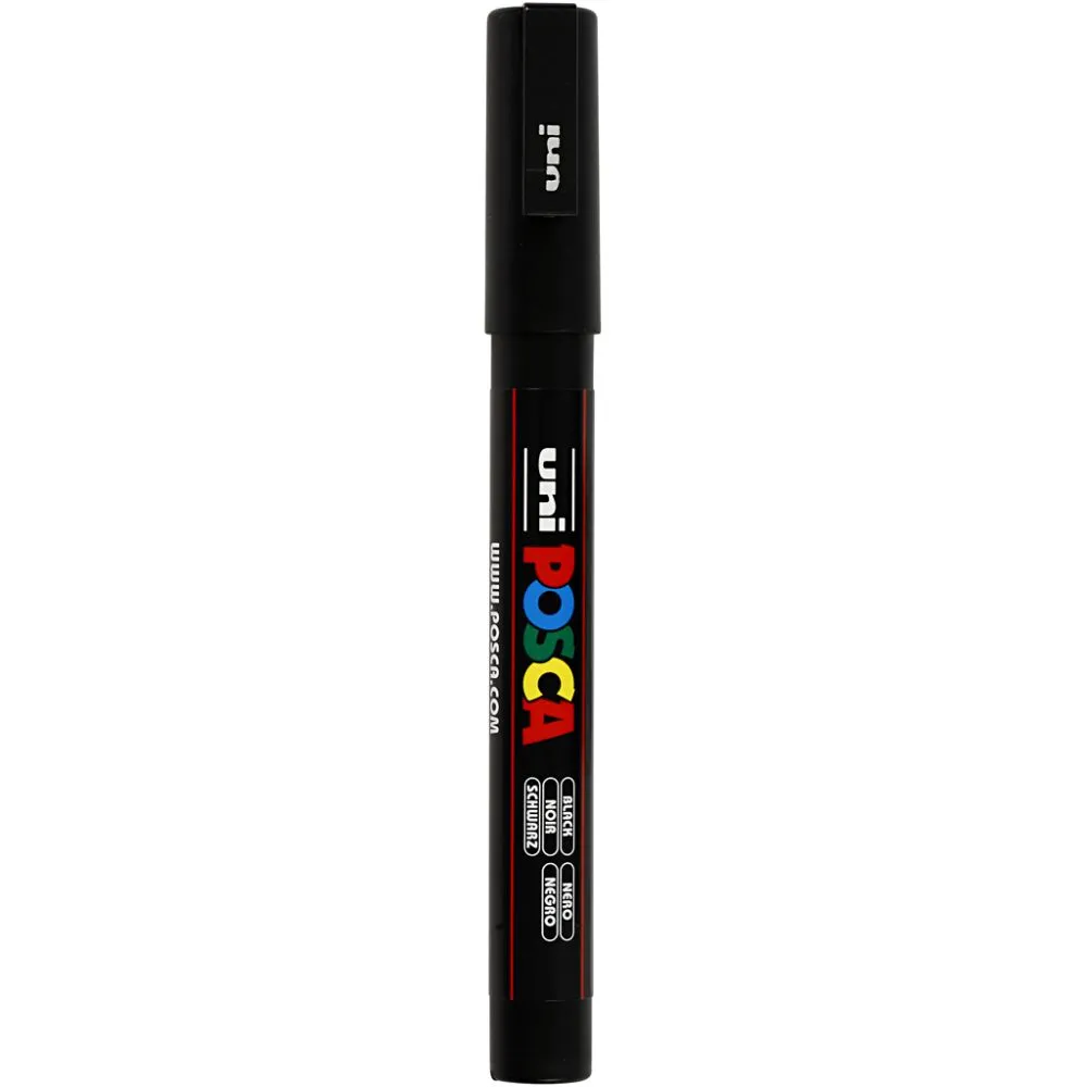 Posca Marker Svart 0,9-1,3mm