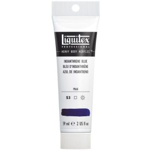 indantherene blue liquitex heavy body