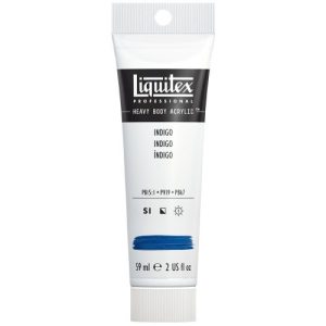 indigo liquitex heavy body