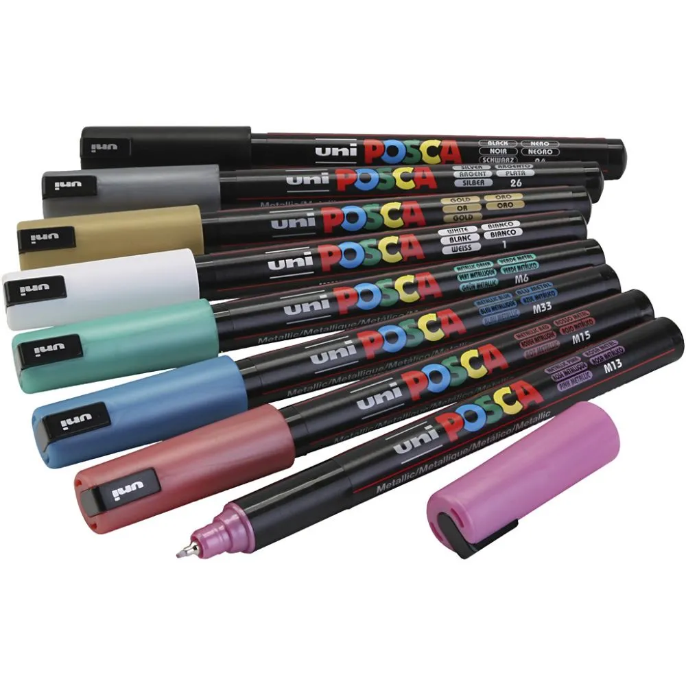 Posca Marker Metallic Set 0,7mm