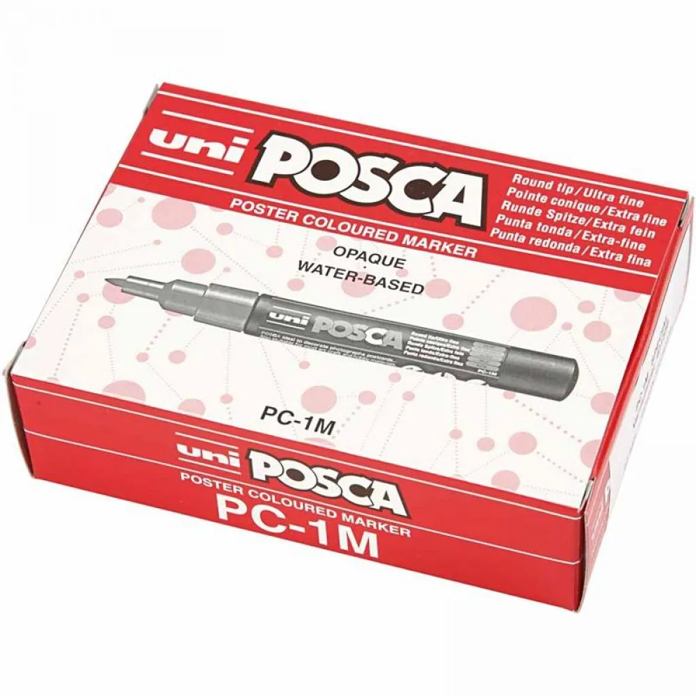 Posca Marker set med 12 pennor 0,7mm paket Posca Marker set med 12 pennor 0,7mm paket