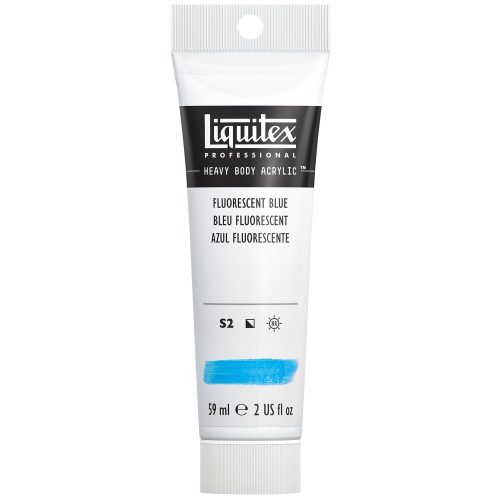 fluorescent blue liquitex heavy body