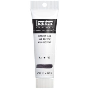 iridescent black liquitex heavy body