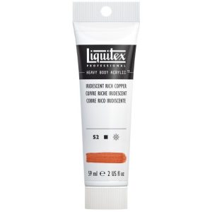 iridescent rich copper liquitex heavy body