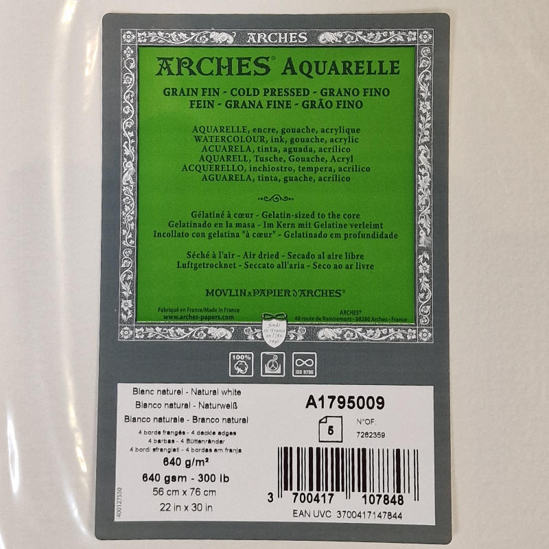 Arches ark Cold Pressed 640g