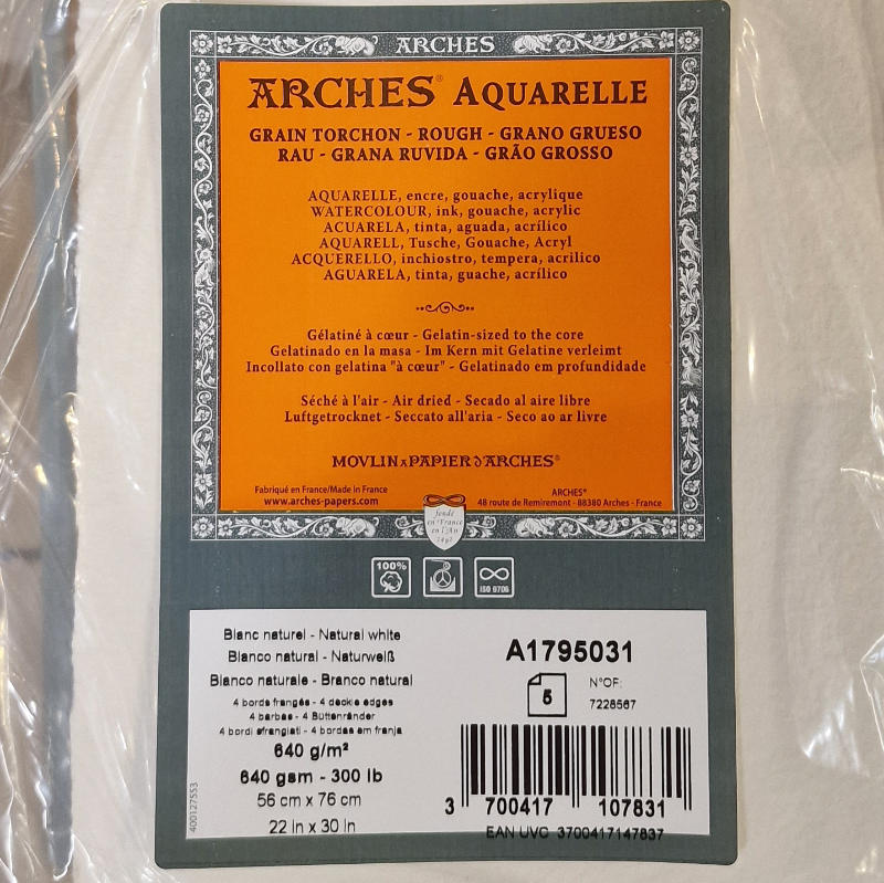 Arches ark Rough 640g