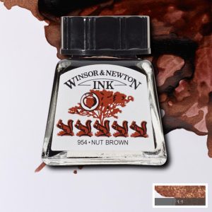 Winsor Newton Ink Nut Brown 14 ml