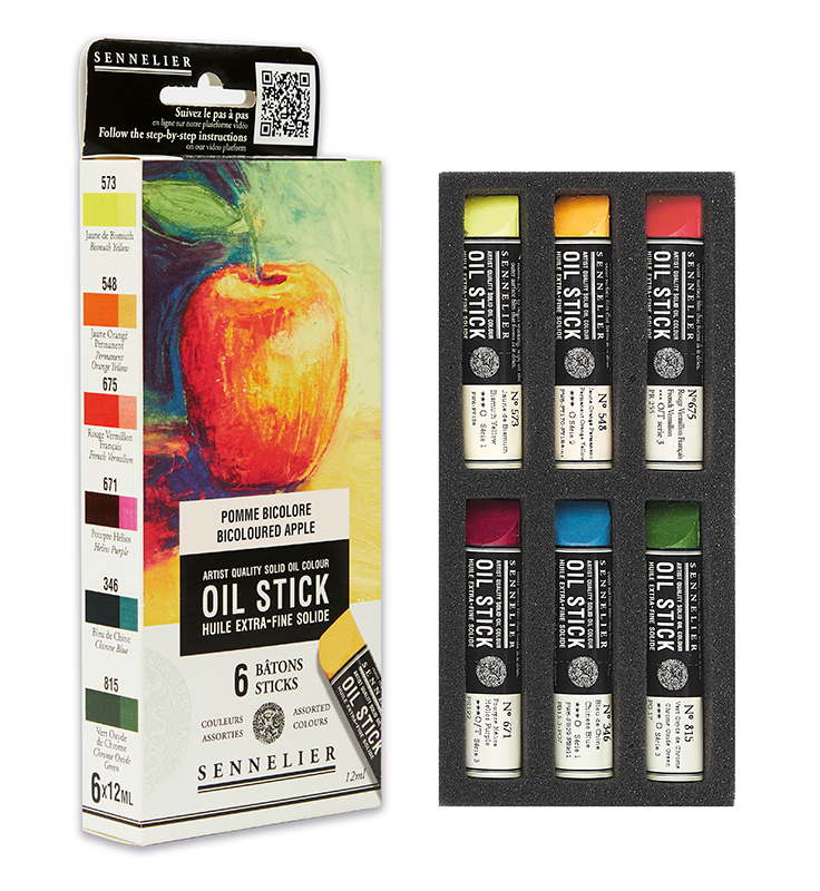 Sennelier Oil Sticks Bicoloured Apple Sennelier Oil Sticks Bicoloured Apple