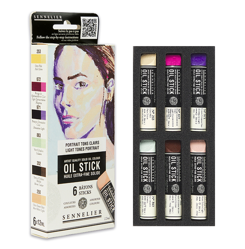 Sennelier Oil Sticks Light Tones Portrait
