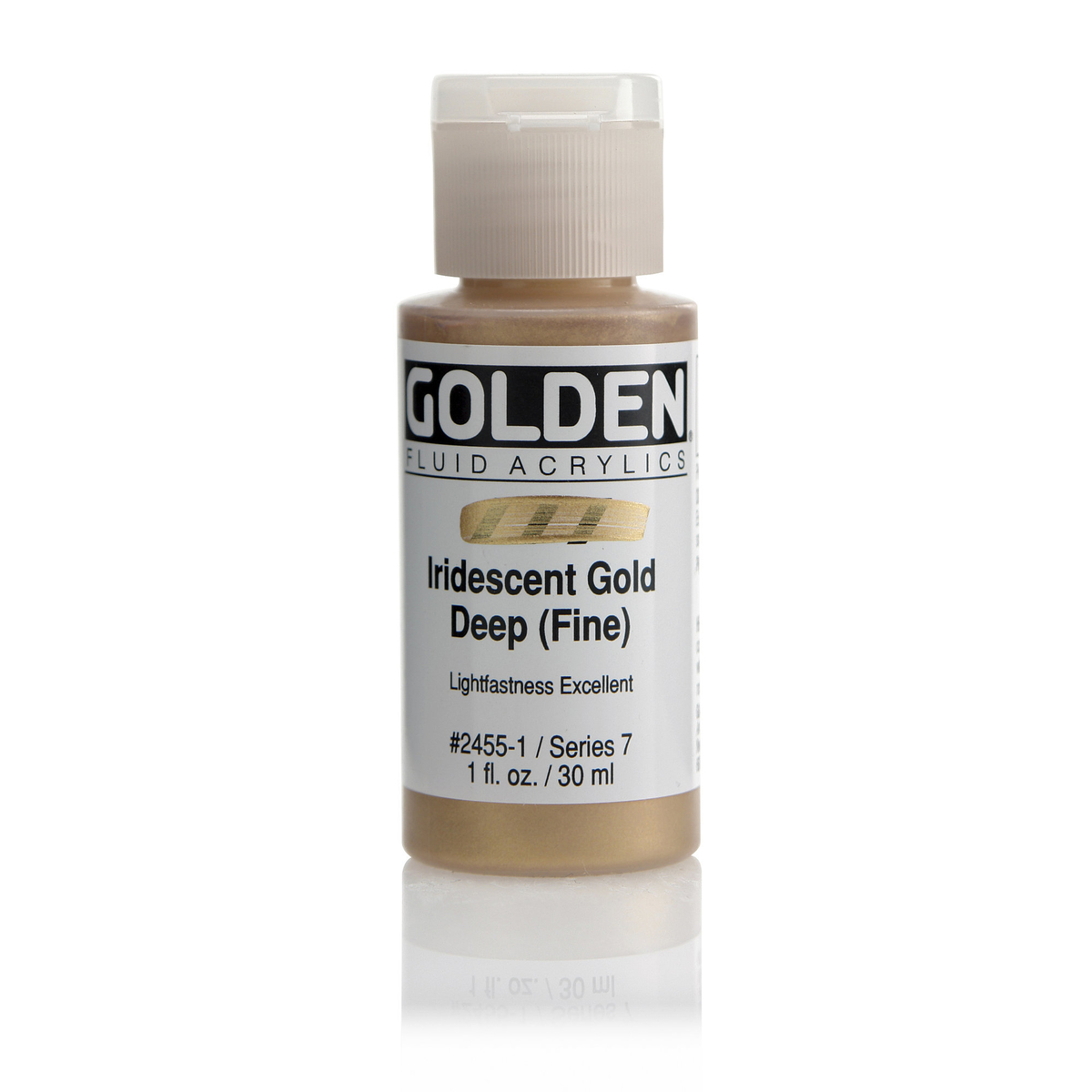 Iridescent Gold Deep Fine - Golden Fluid 30 ml Iridescent Gold Deep Fine - Golden Fluid 30 ml