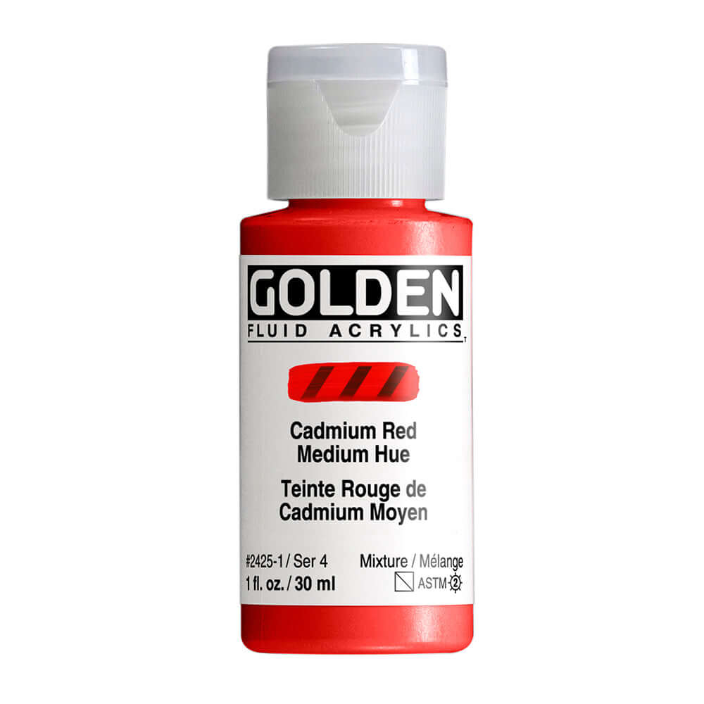 Cadmium Red Medium Hue - Golden Fluid 30 ml