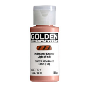 Iridescent Copper Light Fine - Golden Fluid 30 ml