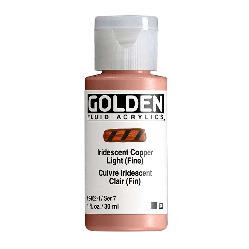 Iridescent Copper Light Fine - Golden Fluid 30 ml