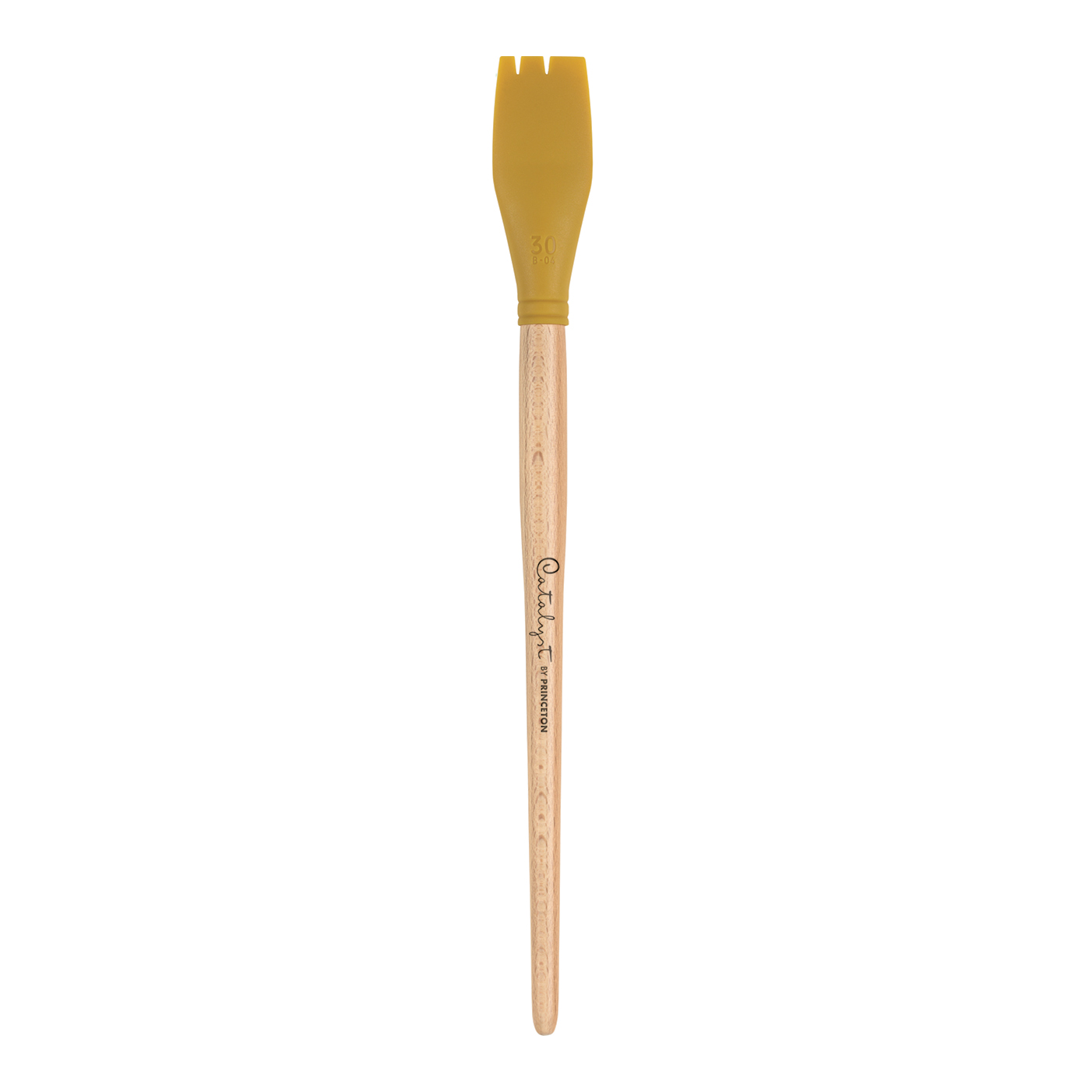 Princeton Catalyst Silicone Blade Long Handle No 4 30 mmYellow