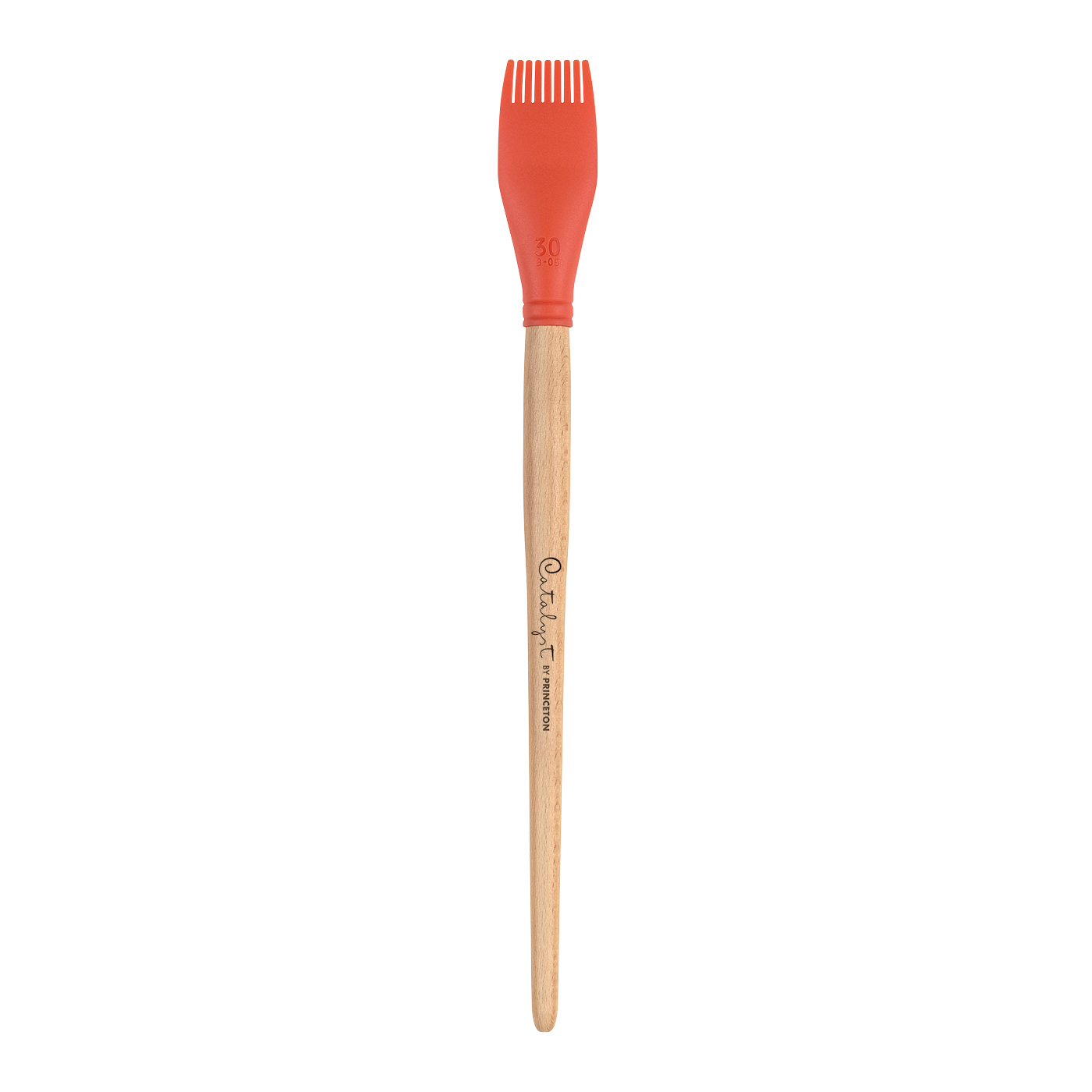 Princeton Catalyst Silicone Blade Long Handle No 5 30mm Orange