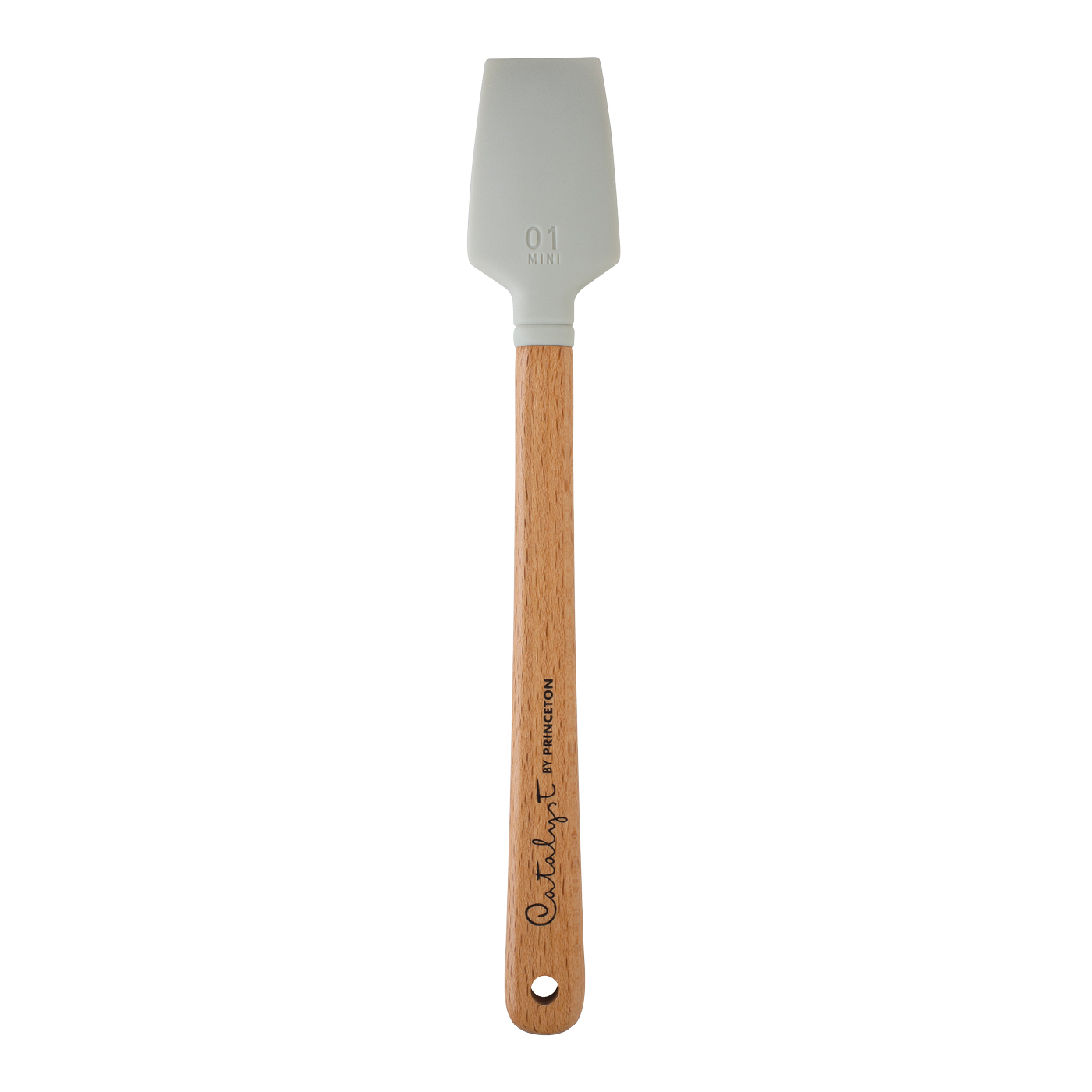 Princeton Catalyst Wood/White Mini Blade Short Handle No 1 Flat