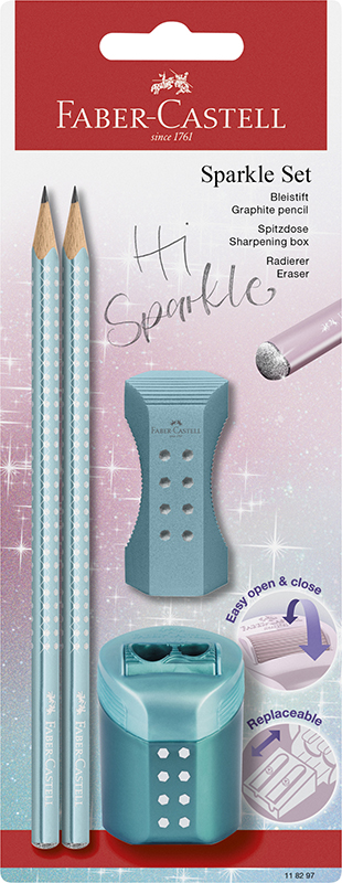 Blyertspennset Ocean Faber Castell Sparkle