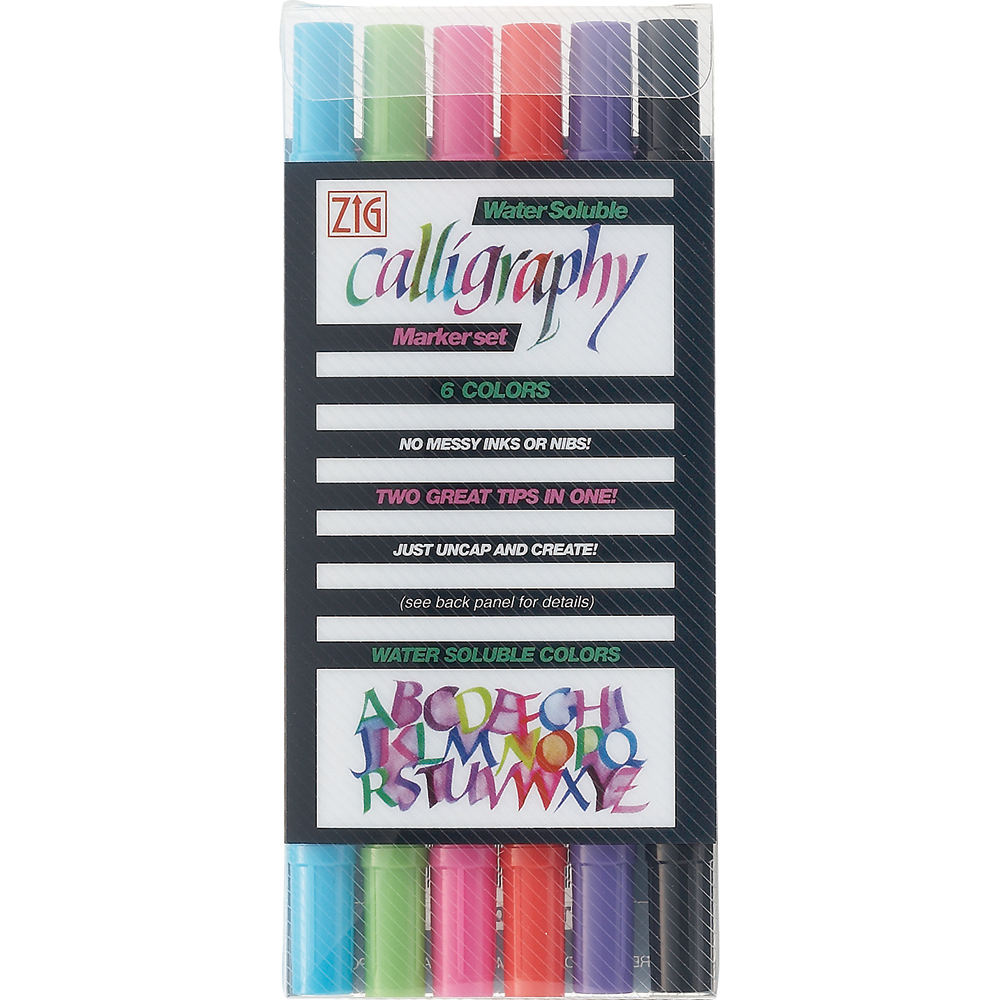 ZIG Calligraphy – 6 pennor