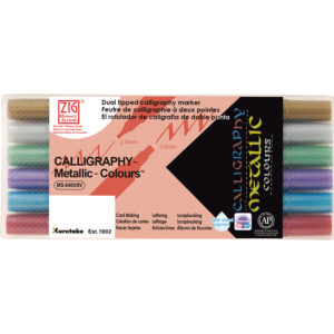 ZIG Calligraphy Metallic – 6 pennor