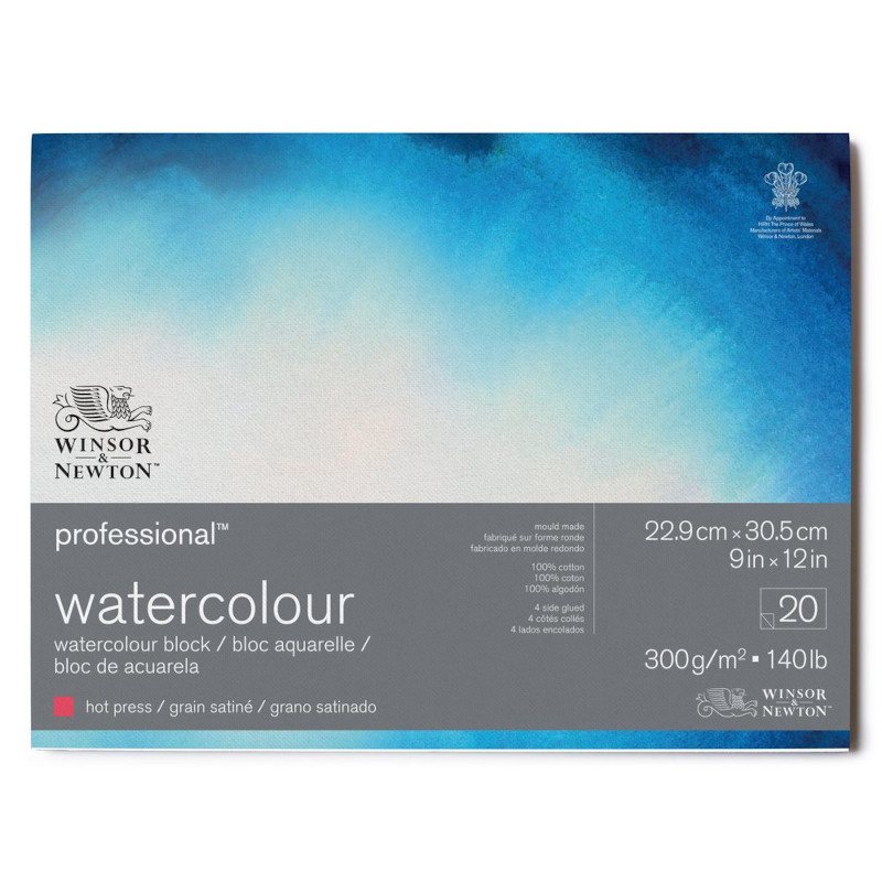 Winsor Newton Akvarellblock 23x31 Hot Press