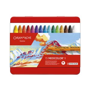 Vaxkrita Caran d´Ache NeoColor I 15 färger