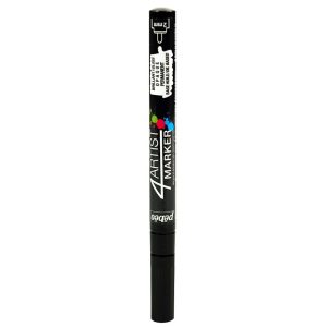 Svart 2mm Rund Spets Oljebaserad Marker