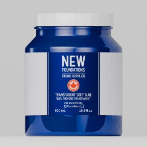Transparent Deep Blue - New Foundations 500 ml