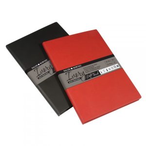 Ivory Sketch Book Soft Touch Röd - A5 Daler Rowny