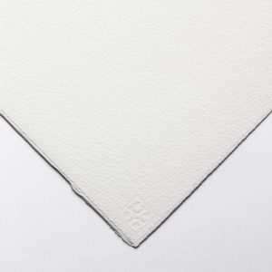 Akvarellpapper Saunders Waterford 425G CP High White – helt ark