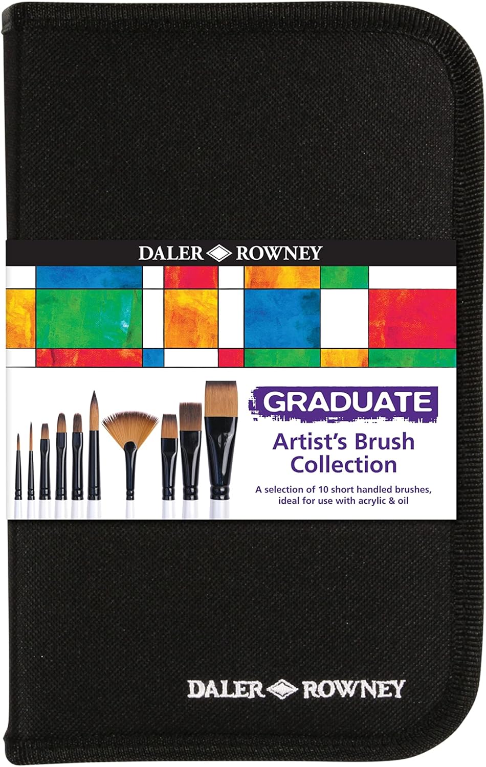 Graduate Brush Zip Bag