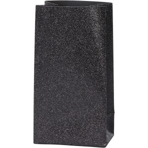 Papperspåsar, svarta 8 st