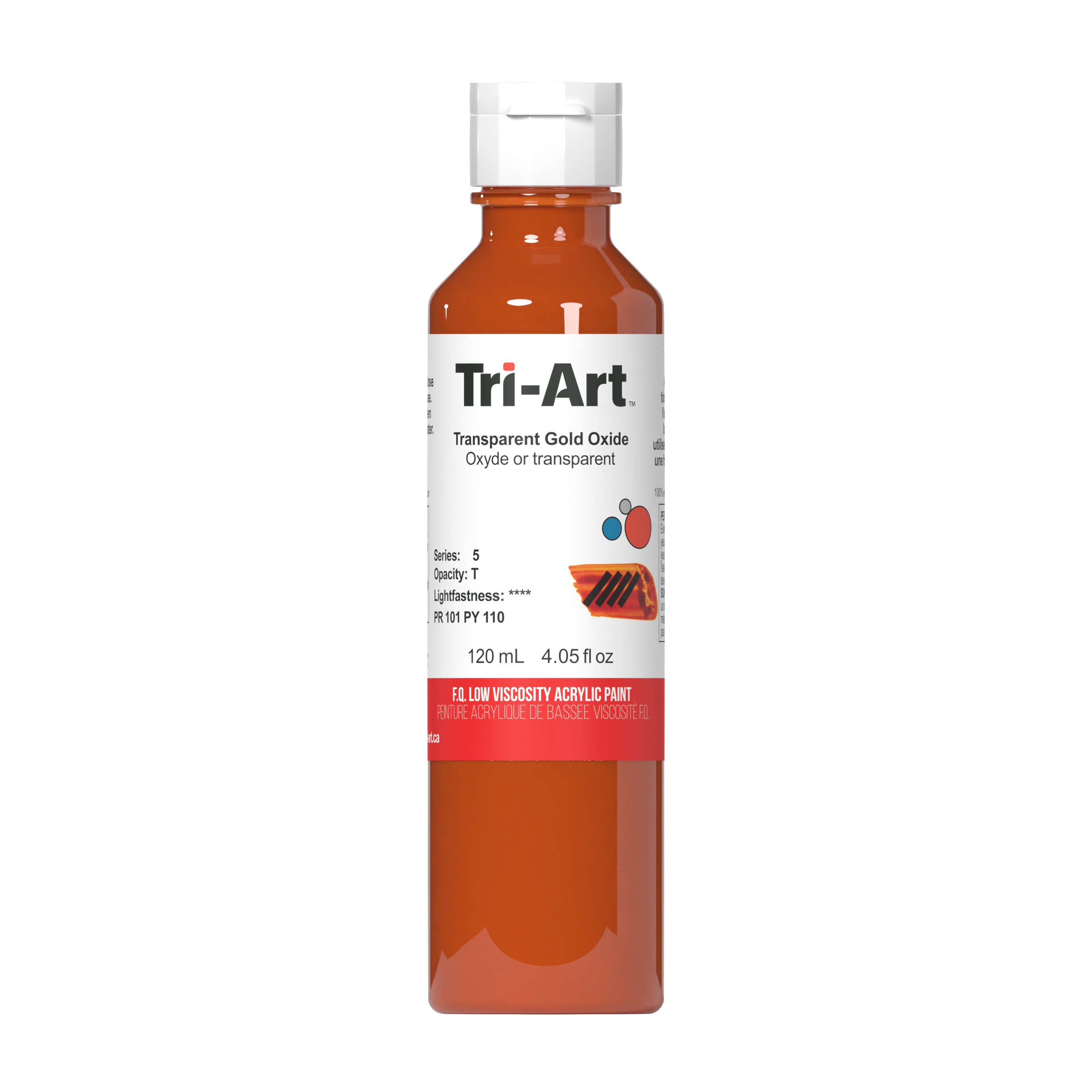 Transparent Gold Oxide – Tri-Art Low Viscosity