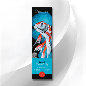 Mixed Media Bokmärke Svart, Hahnemühle