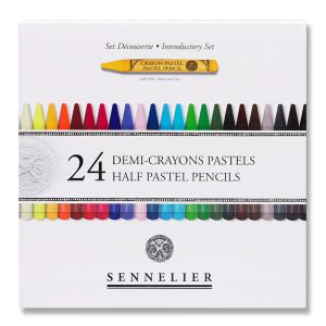 Sennelier Pastellpennor Demi-Crayons – 24 kritor