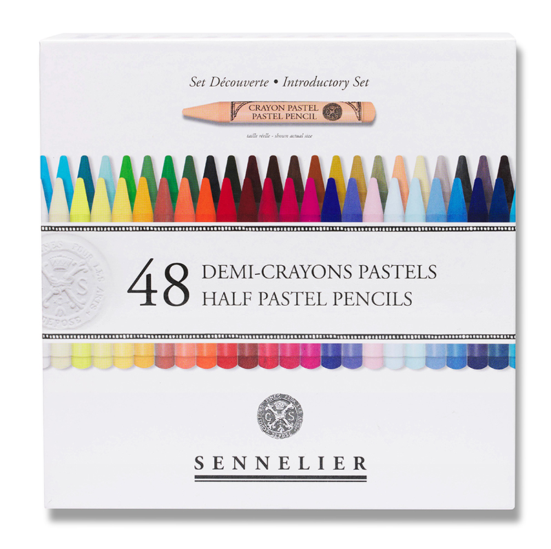 Sennelier Pastellpennor Demi-Crayons – 48 kritor