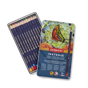 Derwent Inktense Pennor - ask med 12